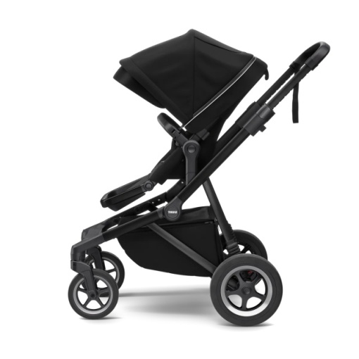 Carucior Thule SLEEK Cadru Negru si Copertina Neagra - Img 2