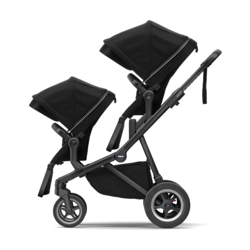 Carucior Thule SLEEK Cadru Negru si Copertina Neagra - Img 4