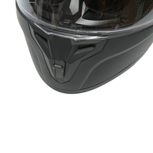 Casca moto integrala neagra cu viziera transparenta, marimea L Grit - Img 11