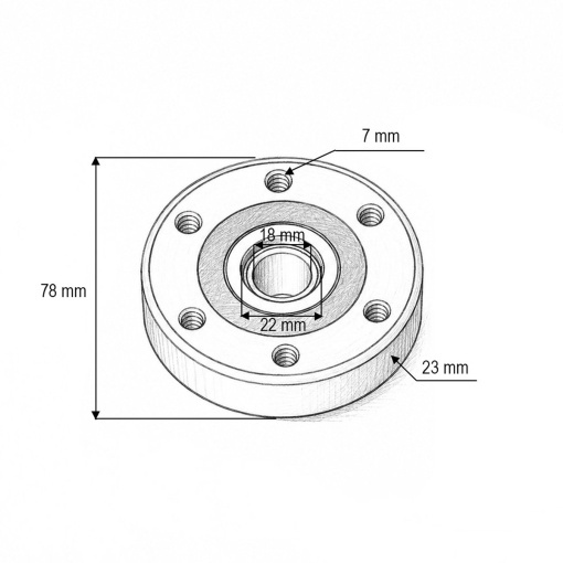 Caseta lagar disc Lemken cod OEM 31910006 - Img 3