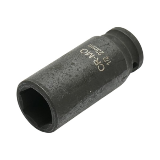 Cheie tubulara de impact lunga 23mm, 78mm, patrat 1/2 inch Cr-Mo Breckner Germany - Img 2