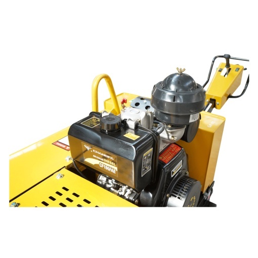 Cilindru compactor 800kg, cu tambur 2x635mm, motor 9CP diesel CF178, pornire electrica sau manuala - Img 6