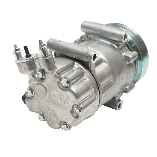 Compresor clima AC Peugeot, Citroen cod OEM 9651910980, 6453QJ, 6453QK, 6453WK, 6453WL, 6453ZZ, SD6C12 - Img 3