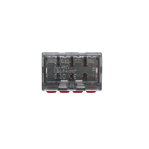 Conector rapid cablu electric 4P, 0.2-4mm, 32A/450V Leader - Img 3