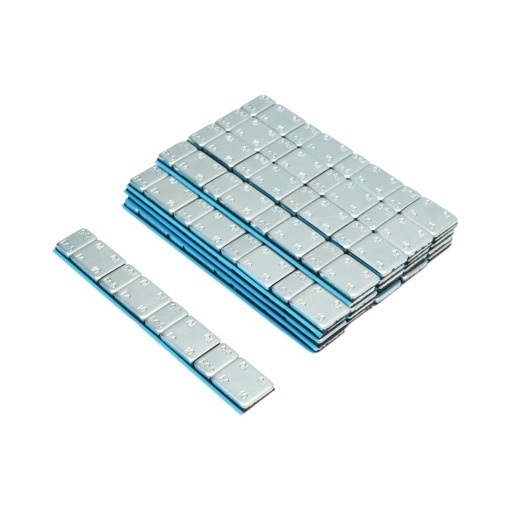 Contragreutati autoadezive zincate echilibrare roti Fe 60g (5gx4 buc + 10gx4 buc) 100 benzi/cutie - Img 4
