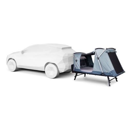 Cort auto cu prindere pe carligul de remorcare, Thule, Outset, pentru 3 persoane, Dark slate - Img 2