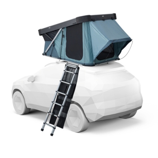 Cort auto cu prindere pe plafon, Thule, Widesky, pentru 2 persoane, Dark Slate - Img 2