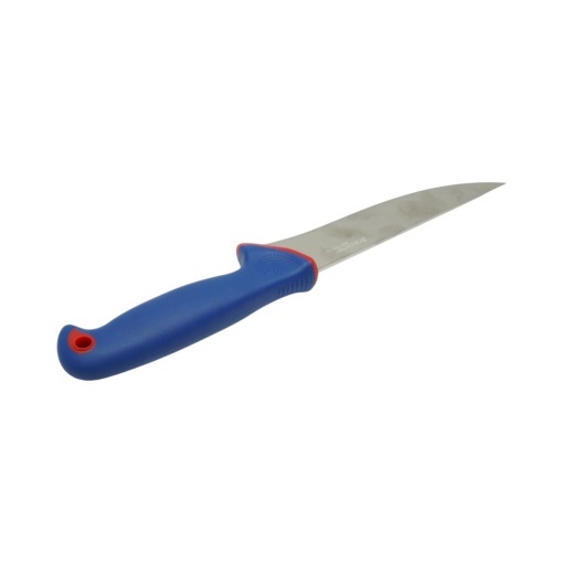 Cutit dezosat profesional 15cm, lama otel 5Cr15MoV, maner Nylon albastru-rosu Breckner Germany - Img 5
