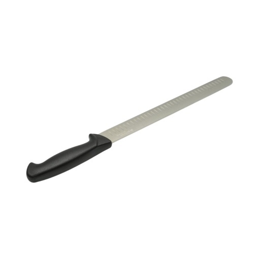 Cutit feliere brisket profesional 30cm, lama alveolata otel 5Cr15MoV, maner PP negru Breckner Germany - Img 5