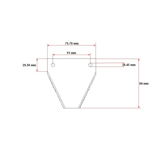 Cutit lama dintata pentru combina Claas fi6 cod OEM 6112031 Breckner Germany - Img 4