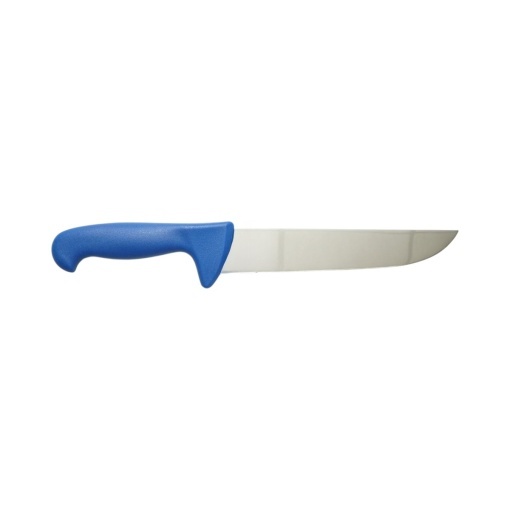 Cutit macelarie profesional 21cm, lama otel 5Cr15MoV, maner Nylon albastru Breckner Germany - Img 3