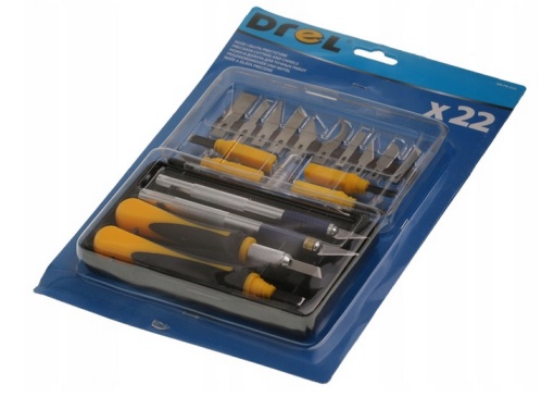 Cutite si daltite modelistice de precizie – set 22 bucati - Img 4