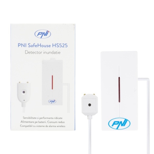 Detector inundatie PNI SafeHouse HS525 wireless pentru sistem de alarma la efractie - Img 7