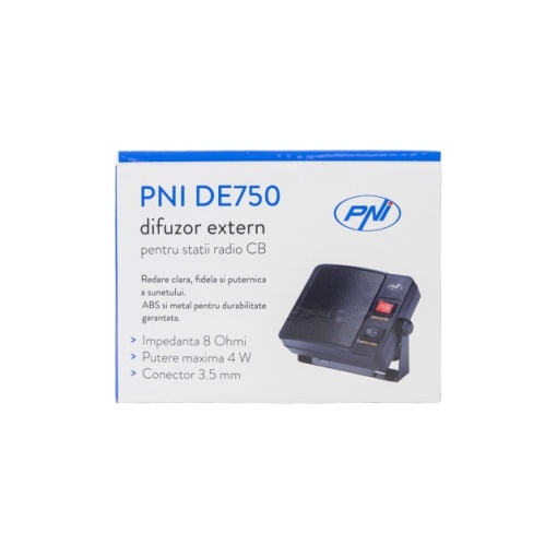 Difuzor extern PNI DE750 pentru statii radio CB, 8 Ohmi, 4 W, difuzor 3 inch, jack 3.5 mm - Img 5