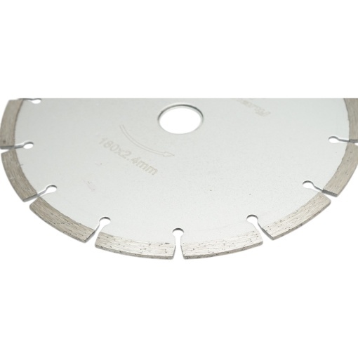Disc diamantat segmentat 180x2.4x22.23mm, taiere uscata pentru beton, piatra, caramida Breckner Germany - Img 3