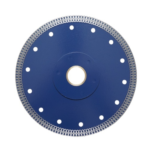 Disc diamantat turbo continuu 180x30/25.4mm, segment 10mm pentru gresie, faianta, ceramica dura Breckner Germany - Img 2