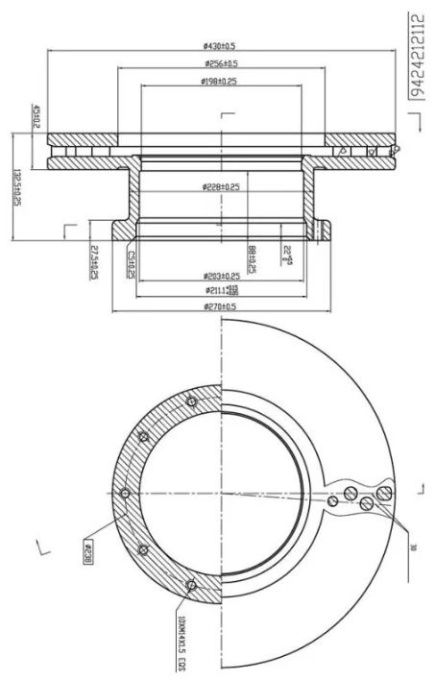 Disc frana MB ACTROS - Img 3