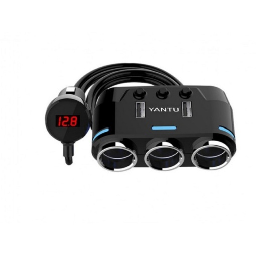 Distribuitor 12/24V - 3 prize + 2 USB cu incarcator - Img 2