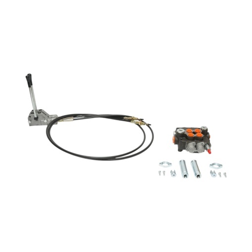 Distribuitor hidraulic cu 2 manete, lungime cablu 2m, presiune 250 bar, debit 80L/min Breckner Germany - Img 2