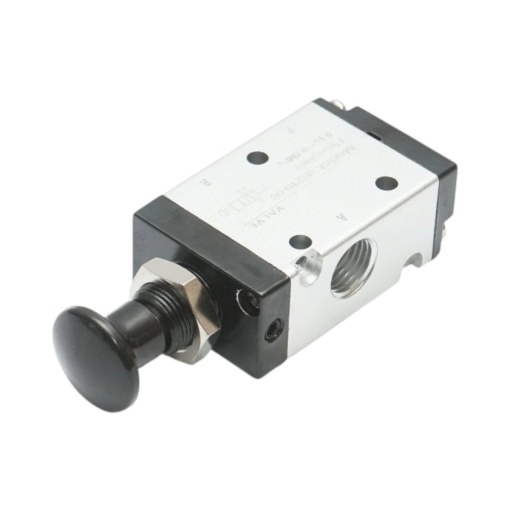 Electrovalva pneumatica cu maner 2 pozitii, 3 cai G 1/4 inch 3R210-08 - Img 6