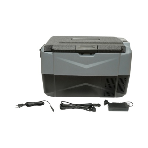 Frigider auto 35L cu compresor 12V-24V-220V, 60W, afisaj LCD, zona dubla de racire, USB 630x390x390mm - Img 2