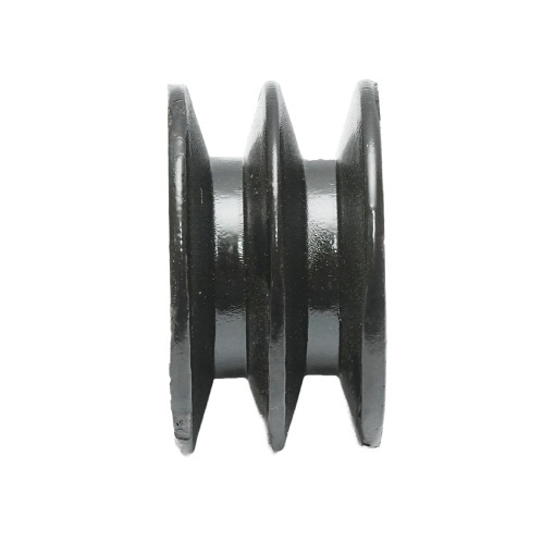 Fulie 2 caneluri 58x32mm pentru ax cu pana 19mm - Img 2