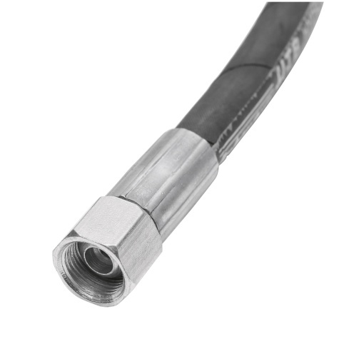 Furtun presiune 2SN DN10 sertizat cu capete fixate hidraulic L = 3000 mm (Reductie M20X20) - Img 4