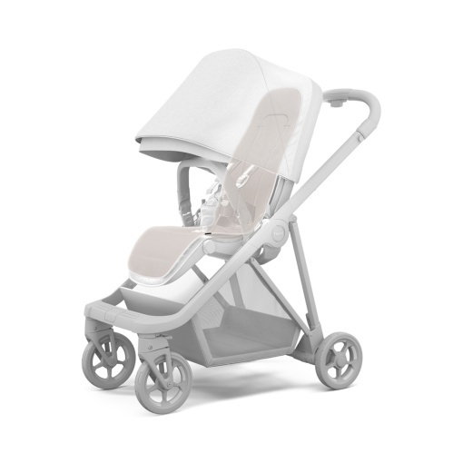 Husa Thule Summer Soft Gray pentru scaun carucior copii - Img 3