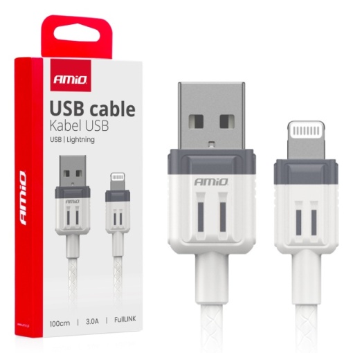 Incarcator Cablu USB la Lightning 3A 100cm FullLINK AMIO