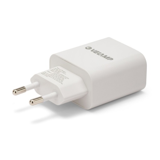 Incarcator de priza 20W USB-A + USB-C, 220V, Alb - Img 3