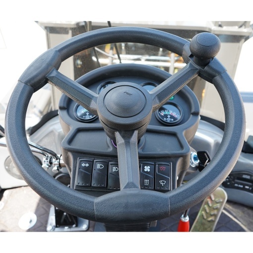 Incarcator frontal articulat WOLA 1T, 4x4, motor diesel 57CP, cupa cu gheara 0.8 m³ THOR - Img 11