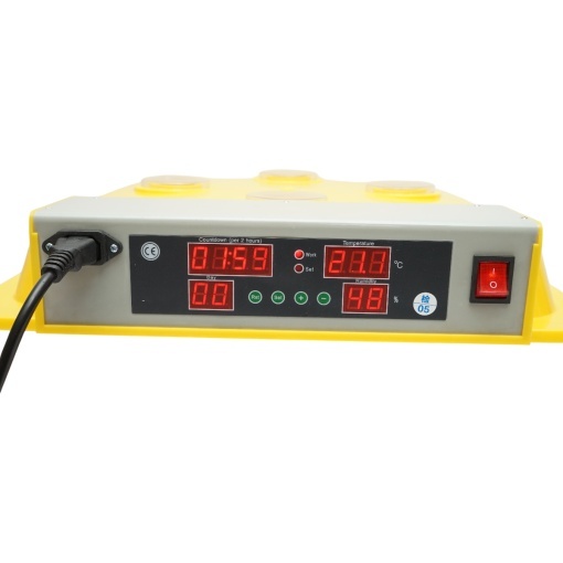 Incubator automat 48 oua 12V-220V cu rotire automata, control temperatura, umiditate, afisaj digital - Img 6