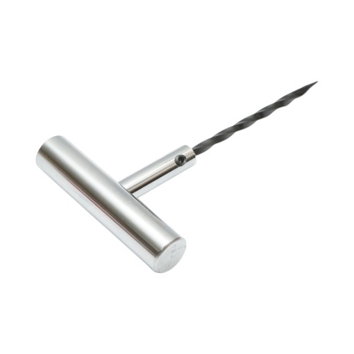 Instrument vulcanizare tip spirala cu maner metalic T pentru inserare snur anvelope - Img 3