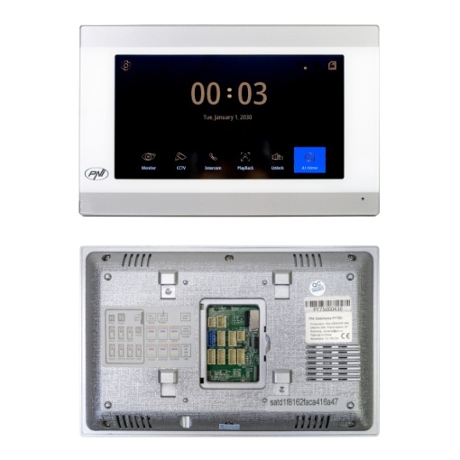 Interfon video inteligent PNI SafeHome PT750 WiFi HD, P2P, monitor interior, aplicatie dedicata Tuya Smart, integrare in scenarii si automatizari smart cu alte produse compatibile Tuya - Img 4