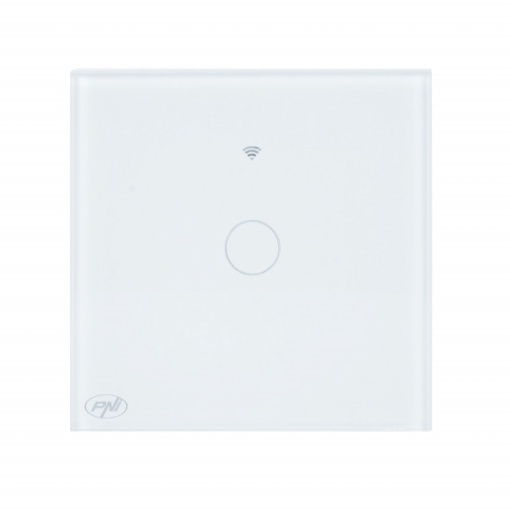 Intrerupator inteligent cu touch PNI SafeHome PT101L WiFi, 10A