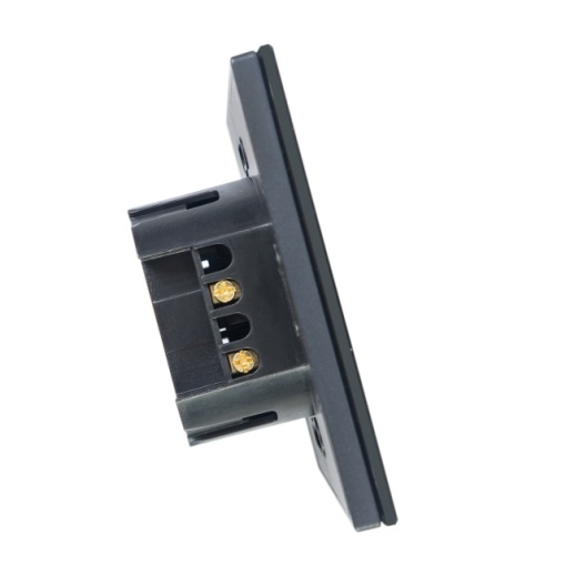 Intrerupator simplu cu touch PNI SH121, din sticla, negru, cu LED indicator, 10A 200W - Img 5