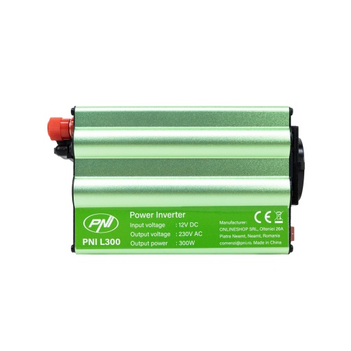 Invertor de tensiune PNI L300 alimentare 12V iesire 230V 300W - Img 4
