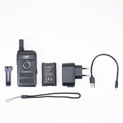 Kit 4 statii radio portabile PNI PMR R10 PRO, 446MHz, 0.5W, 16 canale programabile, 16 PMR si tonuri 50 CTCSS si 104 DCS, Monitor, Scan - Img 2