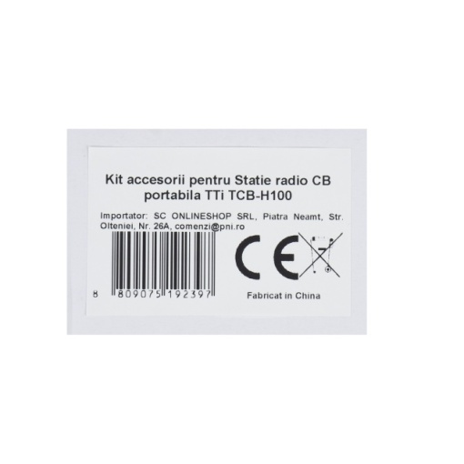 Kit accesorii TTi H100 cu acumulator 2600mAh inclus pentru Statie radio CB portabila TTi TCB-H100 - Img 6
