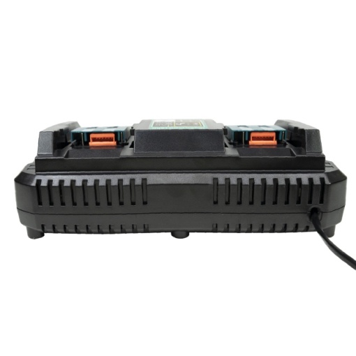 Kit incarcator dublu cu acumulatori PNI DCH218, cu doua porturi USB, include 2 acumulatori 18V 5Ah - Img 4