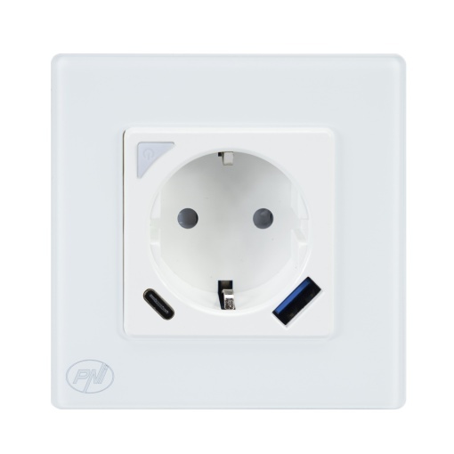 Kit Priza dubla inteligenta PNI SmartHome WP202 WiFi cu rama montaj ingropat control prin internet - Img 3