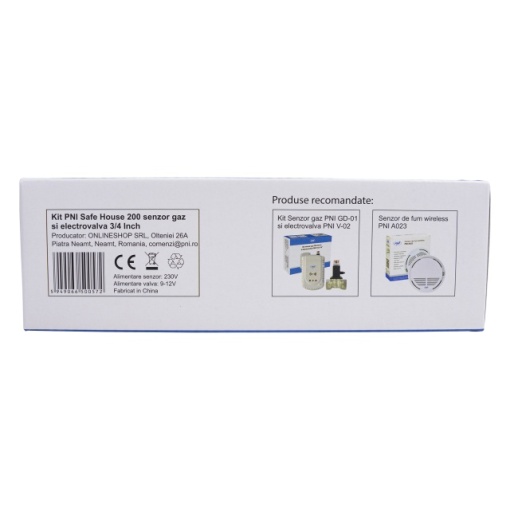 Kit senzor gaz si electrovalva PNI Safe House 200 3/4 Inch - Img 2