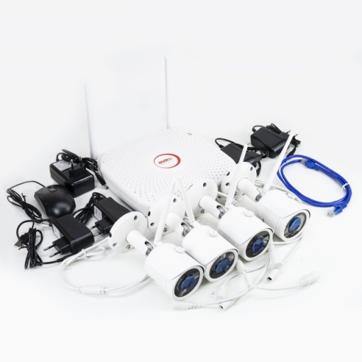 Kit supraveghere video PNI House WiFi722, 4 canale 1080P, wireless, IP66, ONVIF - Img 5