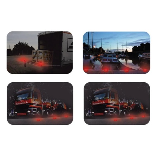 Lampa de avertizare si semnalizare 16+8LED portocaliu - Img 4