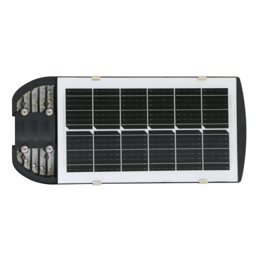 Lampa de iluminat stradal PNI SL220 200W, cu panou solar incorporat 15W, 6500K, 1700lm, 3 x acumulator 15Ah incorporat, senzor de miscare cu microunde - Img 3