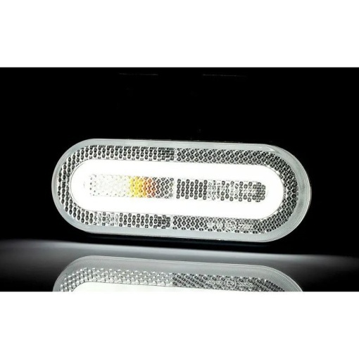 Lampa gabarit 121x47, LED, alba, Fristom - Img 4
