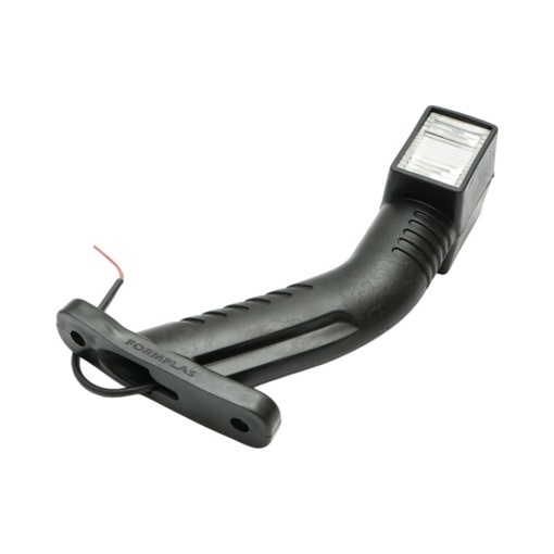 Lampa gabarit laterala LED cu brat 12V-24V 3 functii rosu-alb-galben 180mm Breckner Germany - Img 8