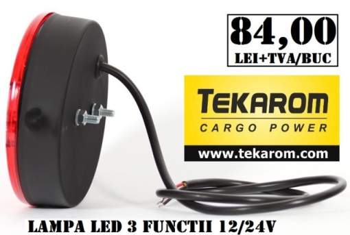 LAMPA LED CAMION 3 FUNCTII (SLIM) 24V - Img 4
