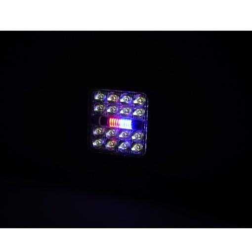 Lampa proiector combinata 26 LED-uri 9-80V 6500K 84x21x84mm IP67 Breckner Germany - Img 4