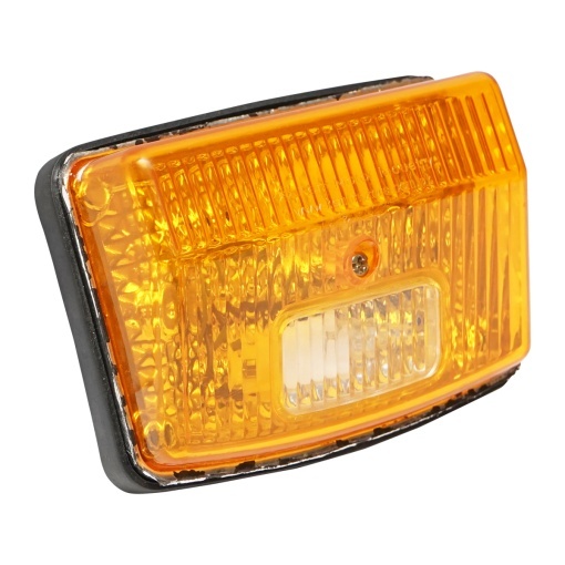 Lampa semnalizare frontala dreptunghiulara alb-galben pentru New Holland, Fiat si UTB U-445 - Img 3